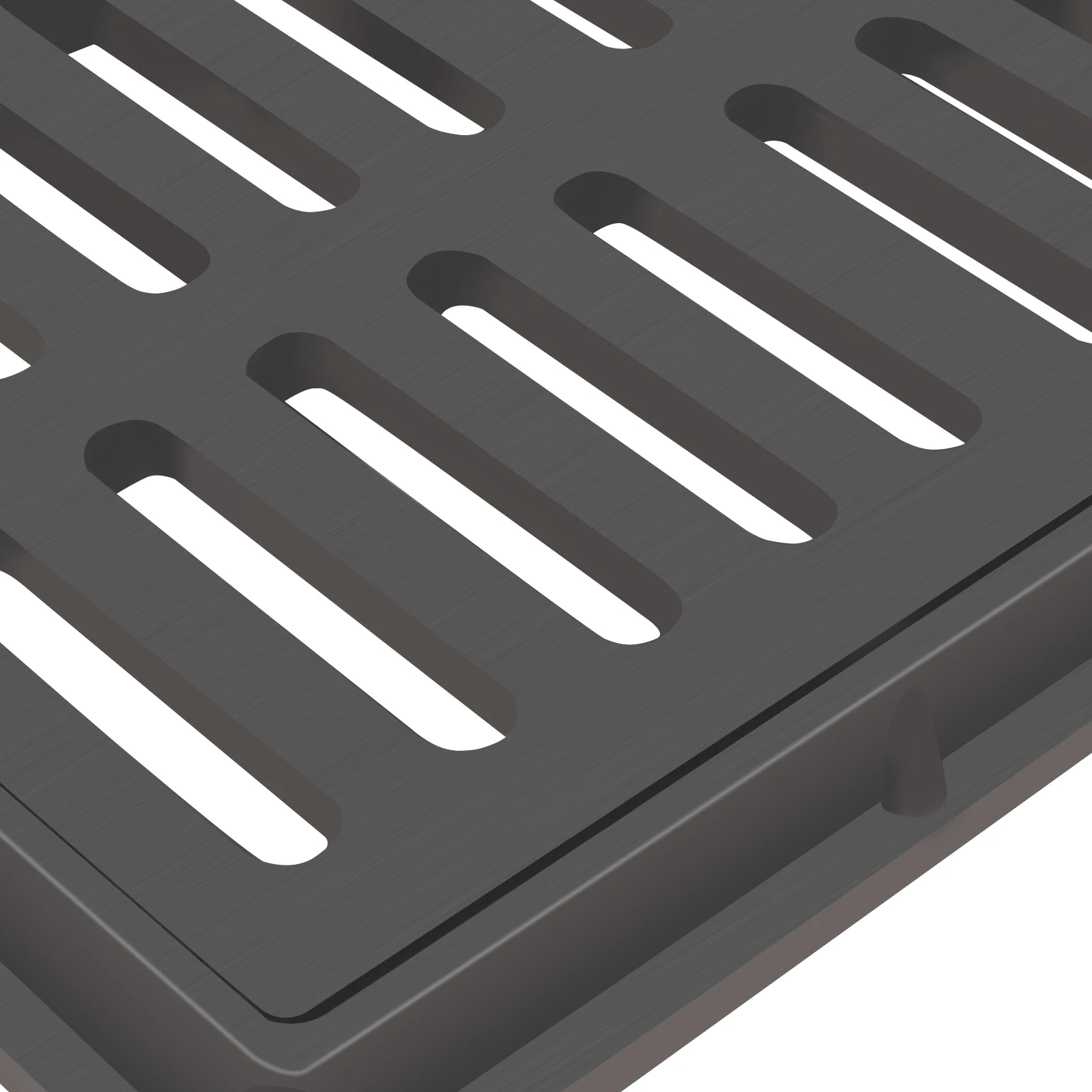 24x16in Drain Grate Cover and Frame, Drainage Grating Cover, High Strength Outdoor Trench Cover for Car Washing Shops,sidewalks