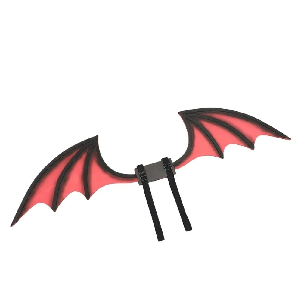 Casual Bentable Halloween Costume Cosplay Props Furry 3D Bat Wings DIY Transparent Belt Bat-like Ears Hallowmas