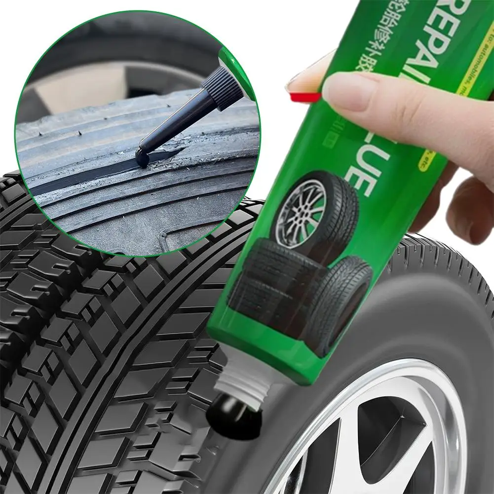 30ml High Viscosity Shoe Glue Tire Repair Adhesive for Cracked Soles & Damaged Shoes, Waterproof & Wear-Resistant Rubber Filler