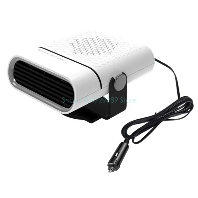 D8KE Portable Car Electric Heater Fan Windshield Defogging Demister Defroster for Car Truck Boat Motorhome