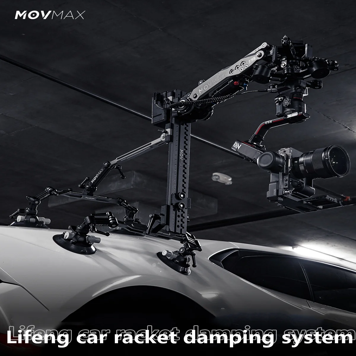 

Movmax Grip Dolly Pro Kit With Flightcase Camera Dolly System,with Lifeng Car Racket damping system Strong Load-bearing Capacity