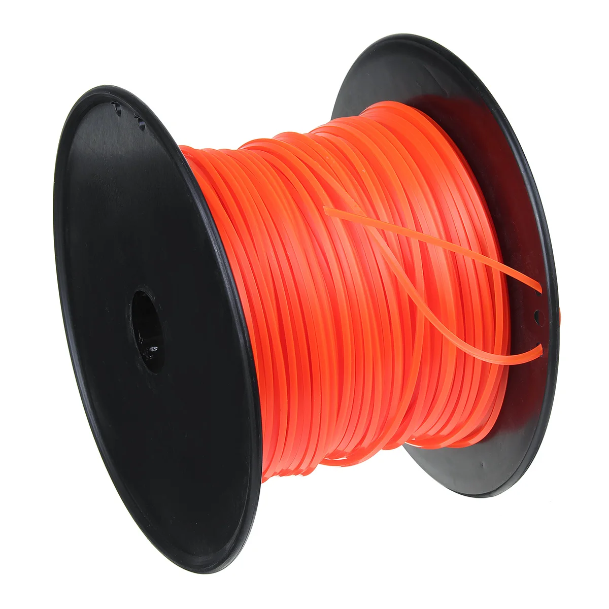 30m/50m Trimmer Line Orange Round Brushcutter Trimmer Cord Line Wire Lawn Mower Accessories Versatile Grass Line Grass Rope