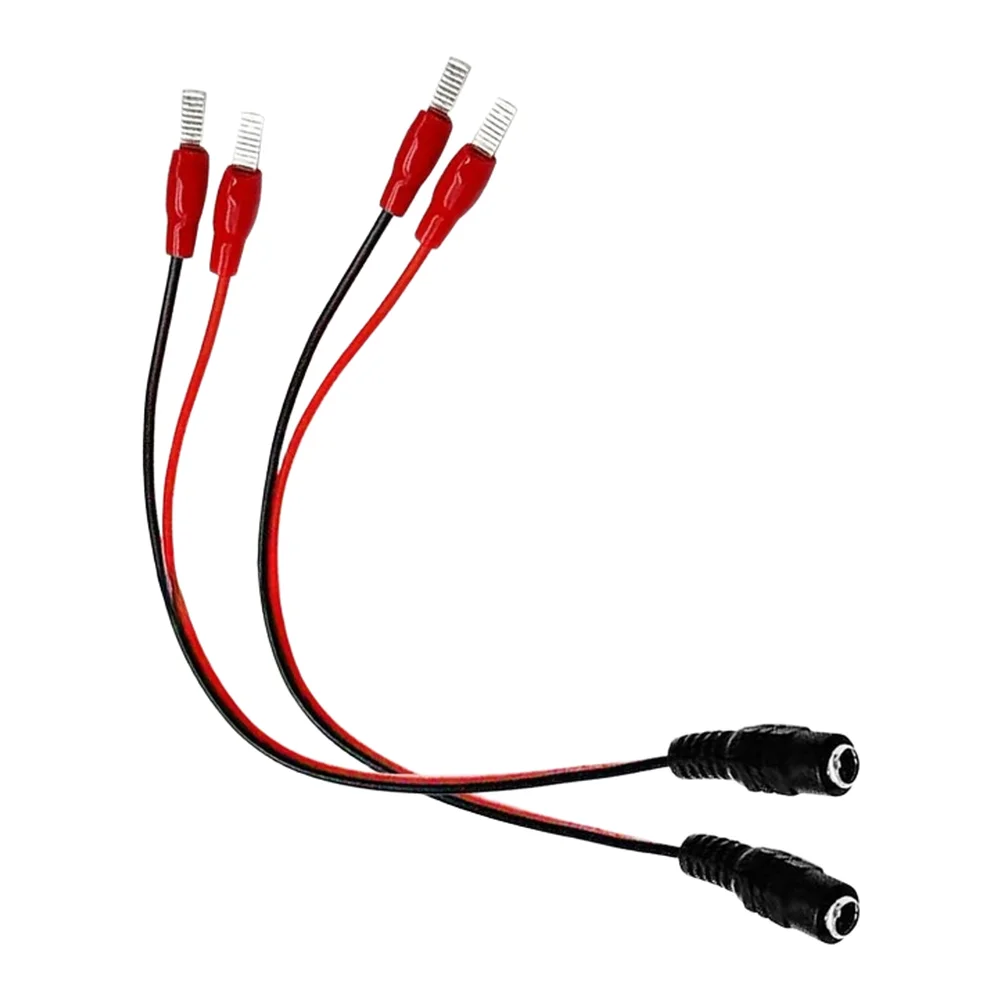 2pcs FOR Battery Charging Cable With DC Port For Battery Connector Power Tool Electric Wrench Battery Charging Rubber Wire