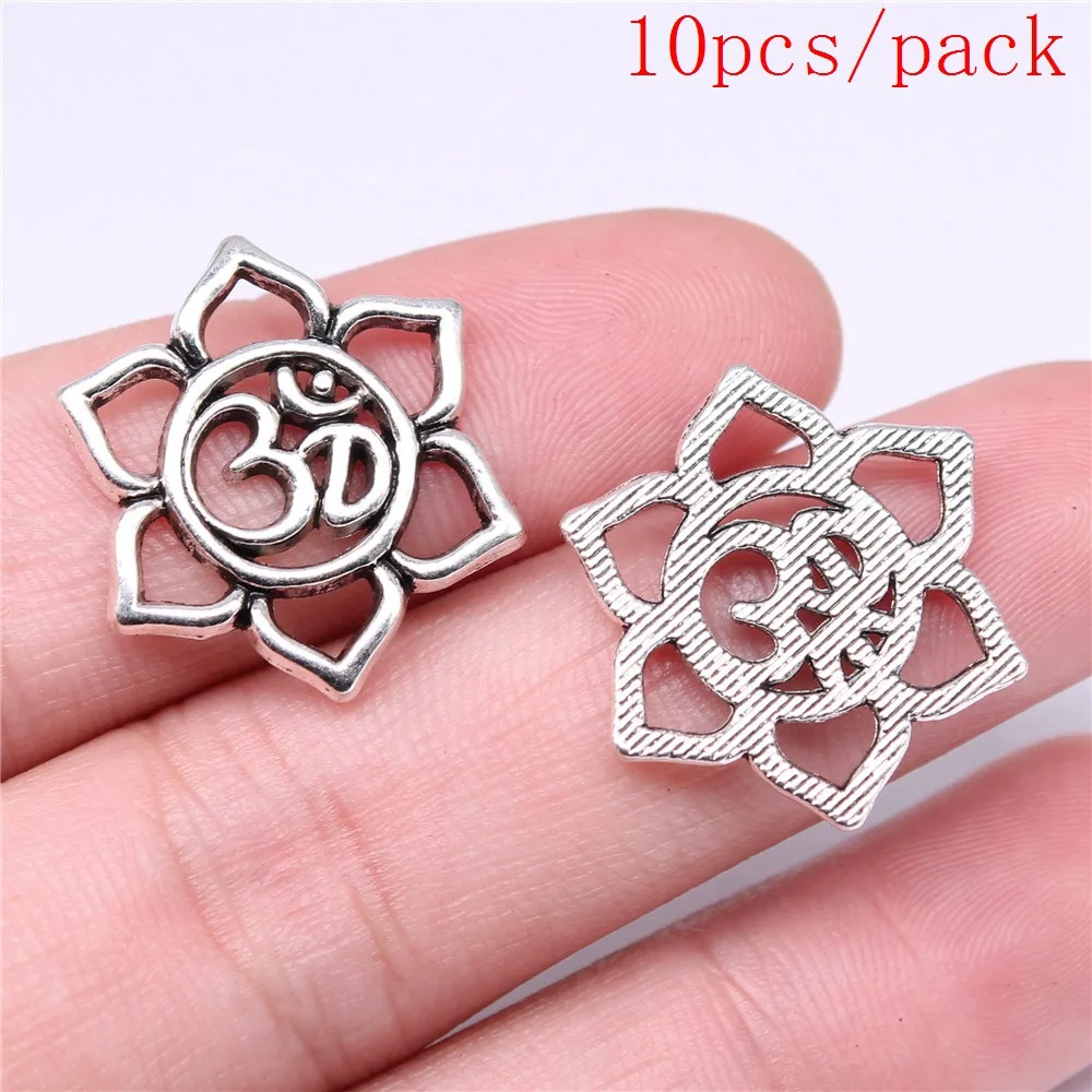 Bulk Charms For Jewelry Making Kit Pendant Diy Jewelry Accessories Lotus Om Charms