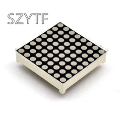 10pcs LED Dot Matrix Display 16pin 8x8 3mm Red  Common Cathod Common Anode For Arduiino AVR  1588BS/AS