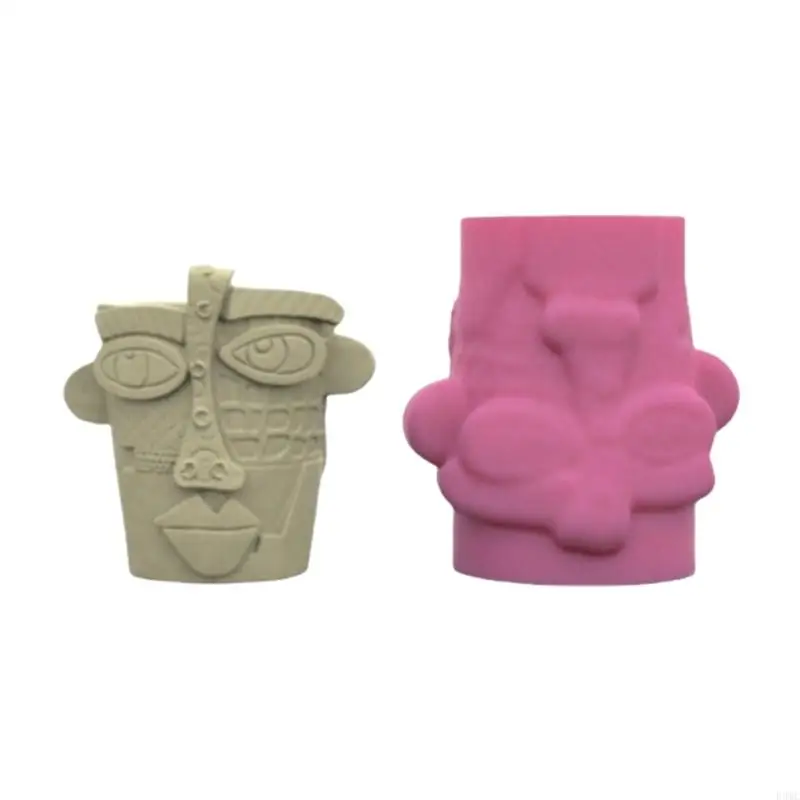 

R3MC Merman Tail Flower Pots Silicone Mold Cement Plaster Craft Home Decoration