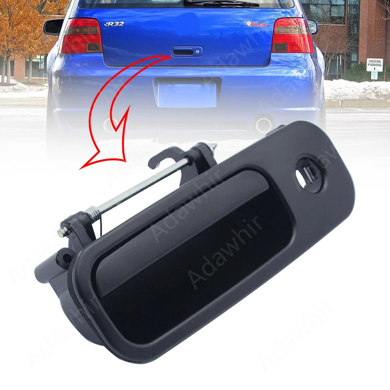 Rear Tailgate Boot Luggage Handle Exterior Out Trunk Handle for Seat Alhambra VW Polo Golf Caddy Sharan 1J6827565B