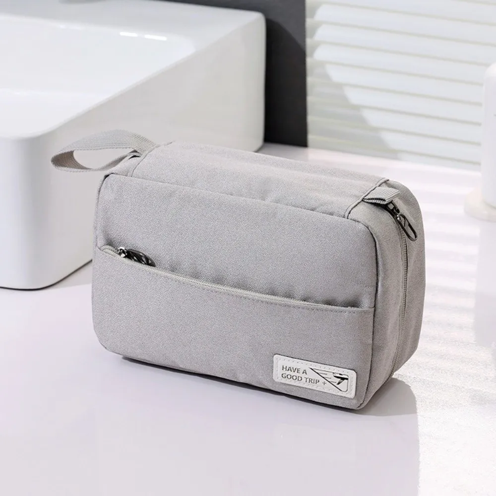 Bolsa cosmética suspensa de grande capacidade com gancho multifuncional bolsa de higiene pessoal para viagem armazenamento de cuidados com a pele bolsa de lavagem com gancho à prova d'água