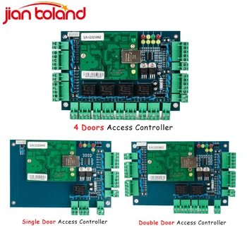 TCP/IP Wiegand 26 ネットワークシングルダブル 4 ドアエントリーアクセス制御パネルセキュリティソリューションアクセスシステム用ソフトウェア