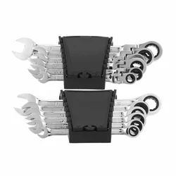 6PC Ratchet Set (Movable Head And Fixed Head, Korea Exclusive) Auto Repair Wrench Movable 6 Pieces