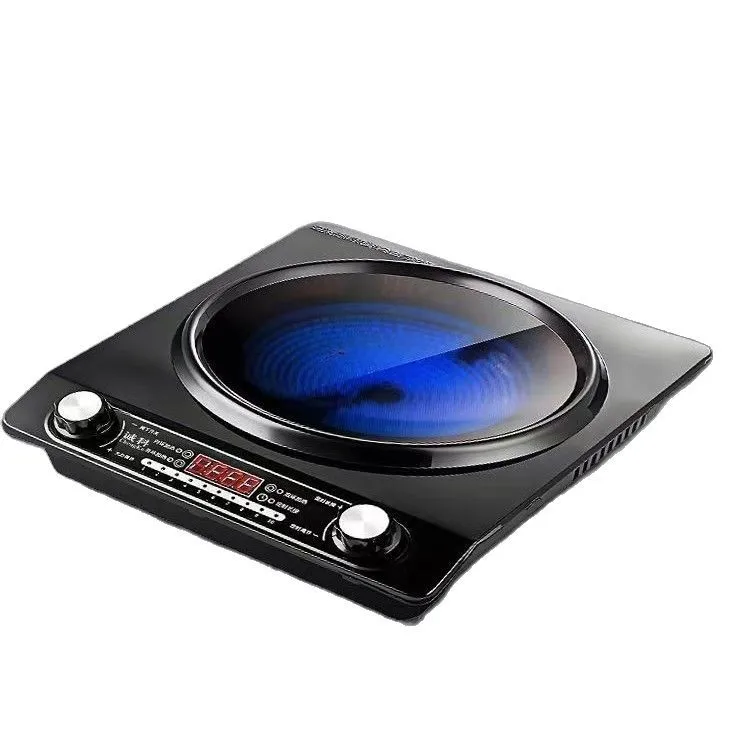 Concave induction cooker household 5000W stir-fry smart induction cooker