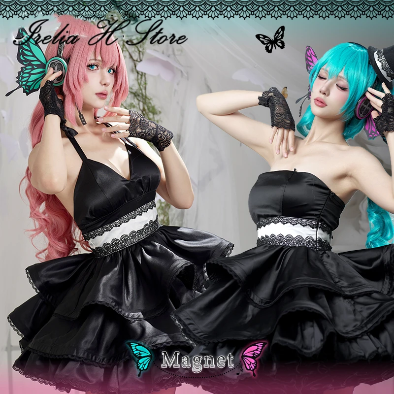 

in stock Irelia H Store mikuu Butterfly magnet lukaa Cospla Costume womne V evening party dresses