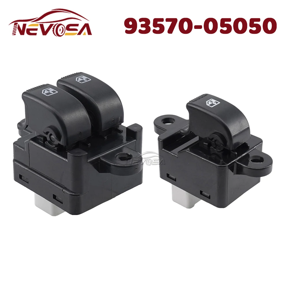 Pour Hyundai Santro 2005-2009 ATOS PRIME Amica 2002-2008 Commutateur de commande de lève-vitre électrique côté conducteur passager 9358005050 9357005050