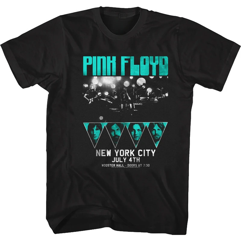 Logo Pink Floyd Band  T-Shirt 100% Cotton Graphic Tee Men Women Summer Streetwear Top