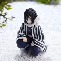 Anime Figure Original Demon Slayer Kanroji Mitsuri Shinazugawa Sanemi Model Dolls Figurine Kimetsu No Yaiba Action Collectible T