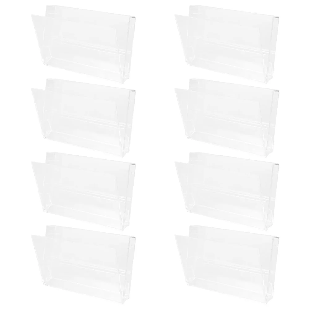

8Pcs Plastic Cassette Tape Storage Box Clear Retro Case for Music Tapes Organizer Transparent Holder Compact and Portable