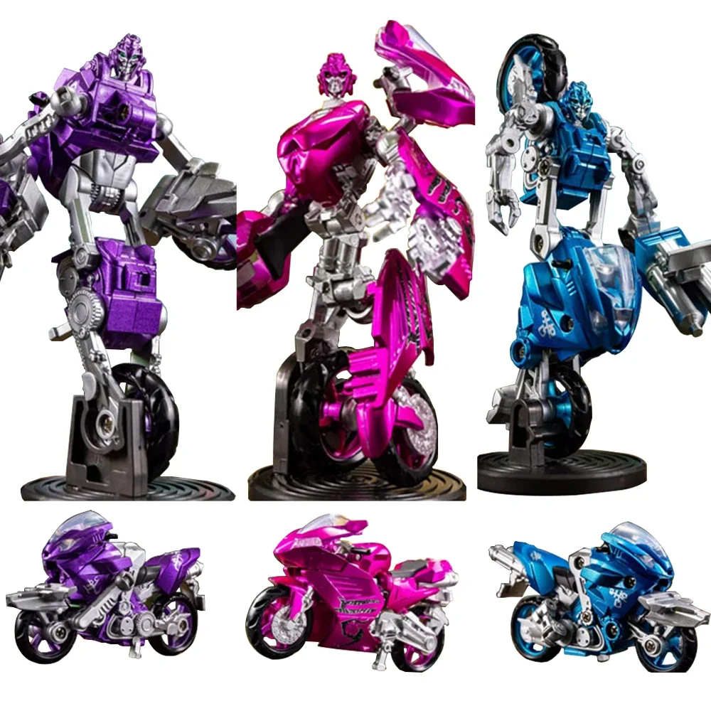 In Stock Transformation Toys Ultima LS19 LS-19 Arcee Chromia Elita-one Movie Model ABS 9cm 3 in 1 Action FigureToyCollectionGift