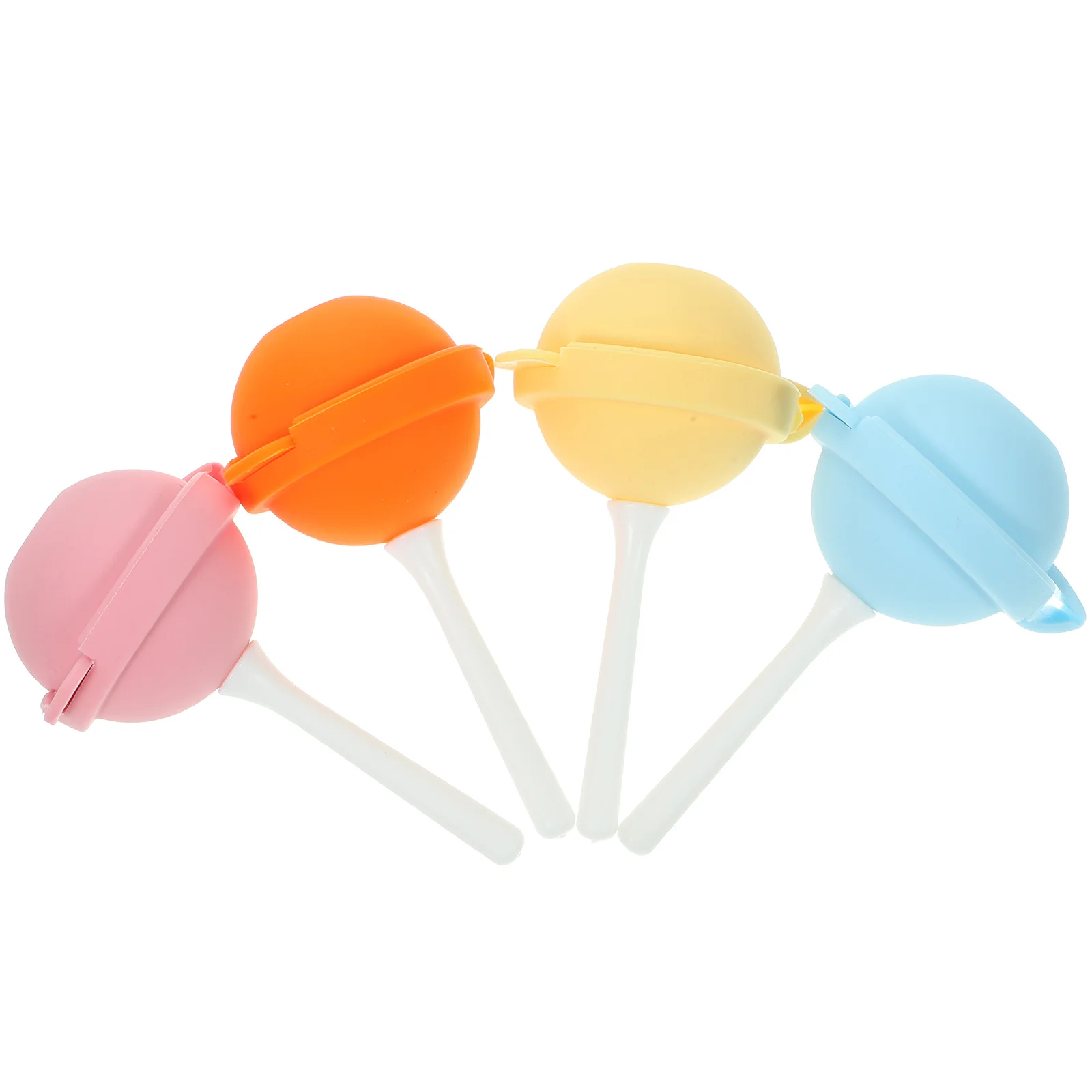 

4Pcs Non Stick Ice Cream Molds Maker DIY Ice Cube Molds Easy Clean Reusable Summer Treats Bar Supplies