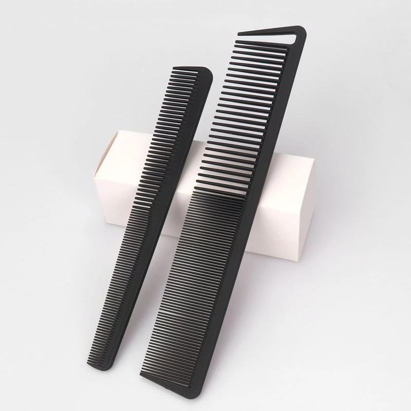 Carbon Fiber Hair Cutting Comb Coiffeur Professional Barber Combs High Temperature Resistance Hairstylist Hairdressing Brush