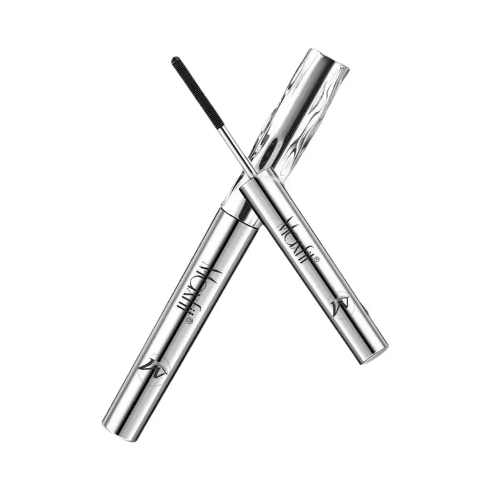 Steel Tube Mascara-Special Spiral Brush,Waterproof LongLasting Silk Fiber Mascara,keep Each Eyelash Curled for aLong Time Makeup