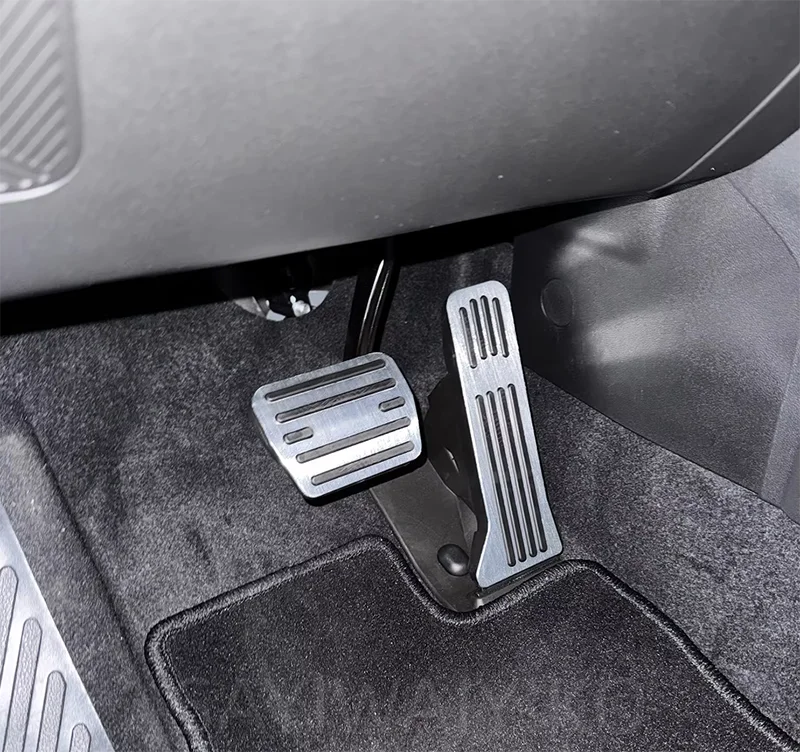 Für Jaecoo 7 5 6 J5 J6 J7 PHEV J8 2025 2026 Gas- und Bremspedalabdeckung Auto-Innenraum Metall Rutschfeste Fußpedalauflage Zubehör – Detail 7