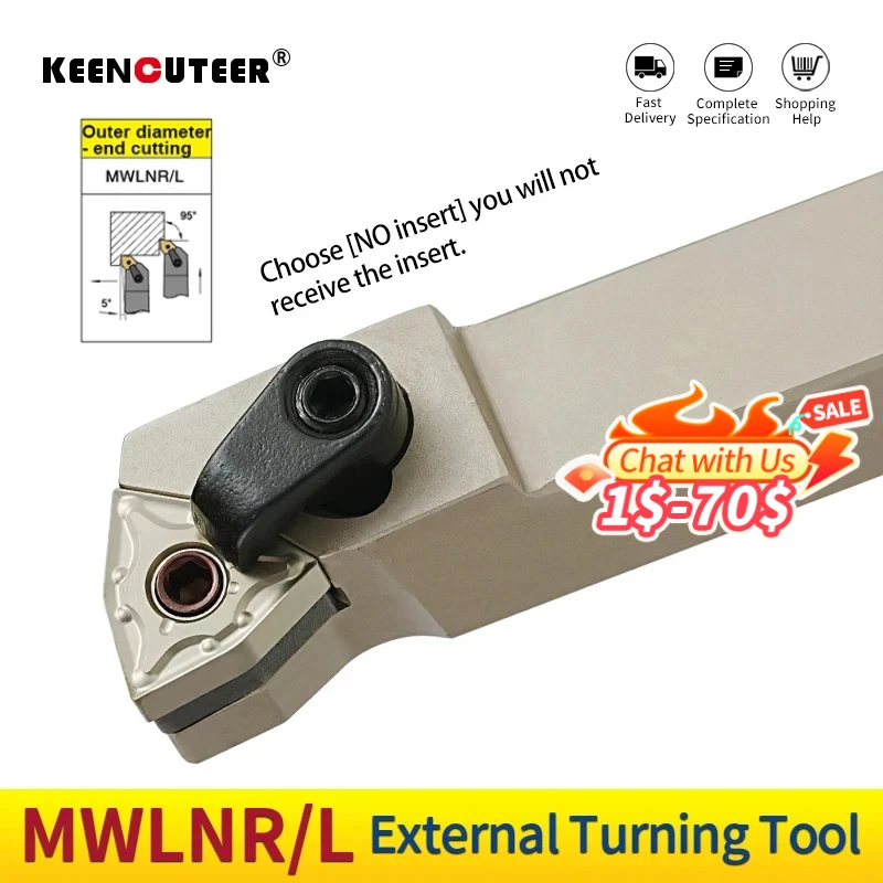 

1 шт. MWLNR/L1616H08H MWLNR/L2020K08H MWLNR/L2525M08H внешний токарный держатель токарного станка с ЧПУ для лезвия карбидной вставки WNMG