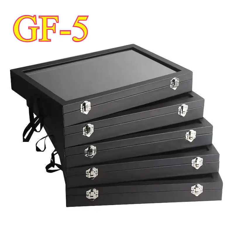 

1 Piece Black Jewelry Storage Box, Suitable for Earrings & Bracelets, Portable Design for Home & Travel Use