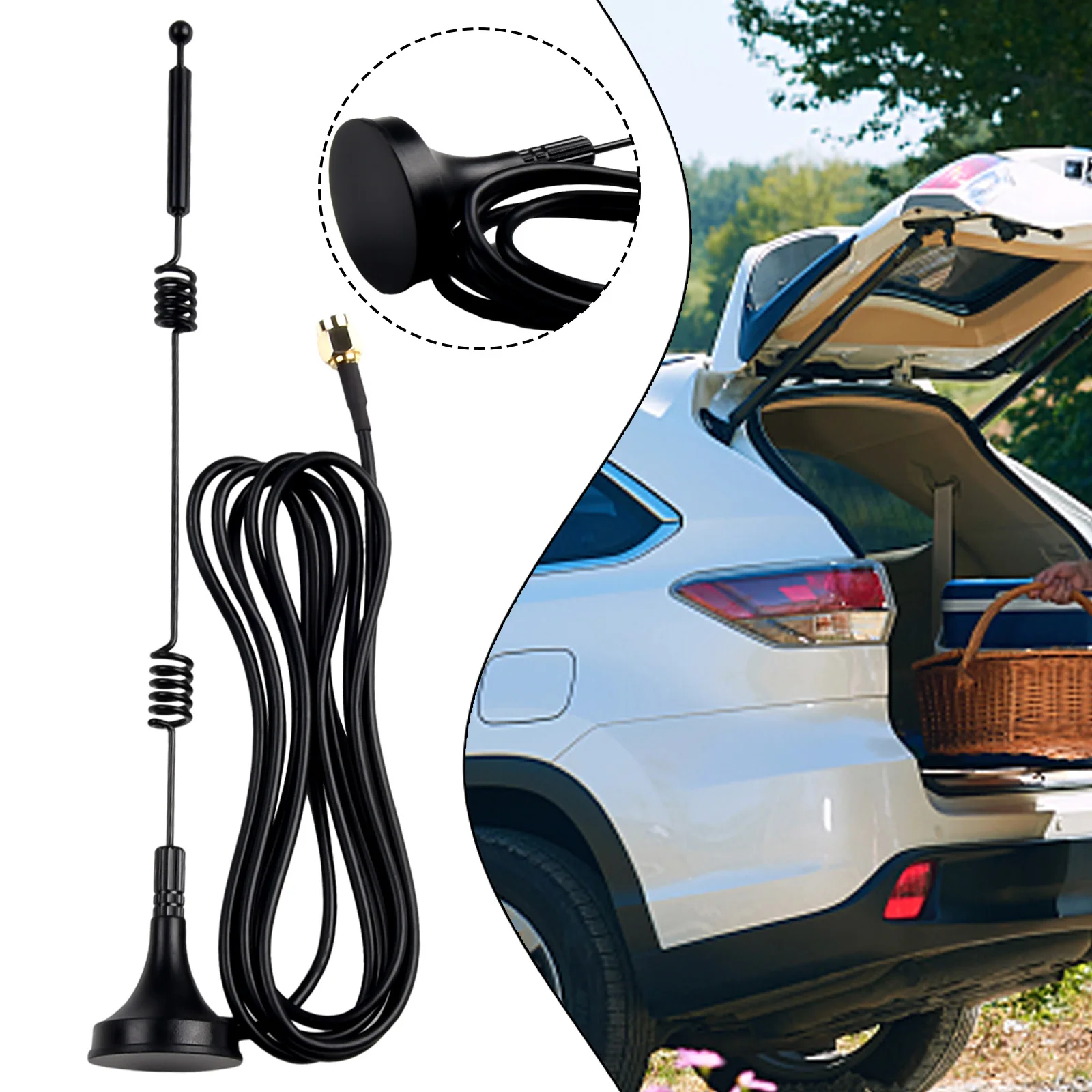 

New Style Practical To Use Car Spare Parts Antenna Antenna Magnetic Base WiFi Antenna 1pcs 2.4G/5.8GHz External