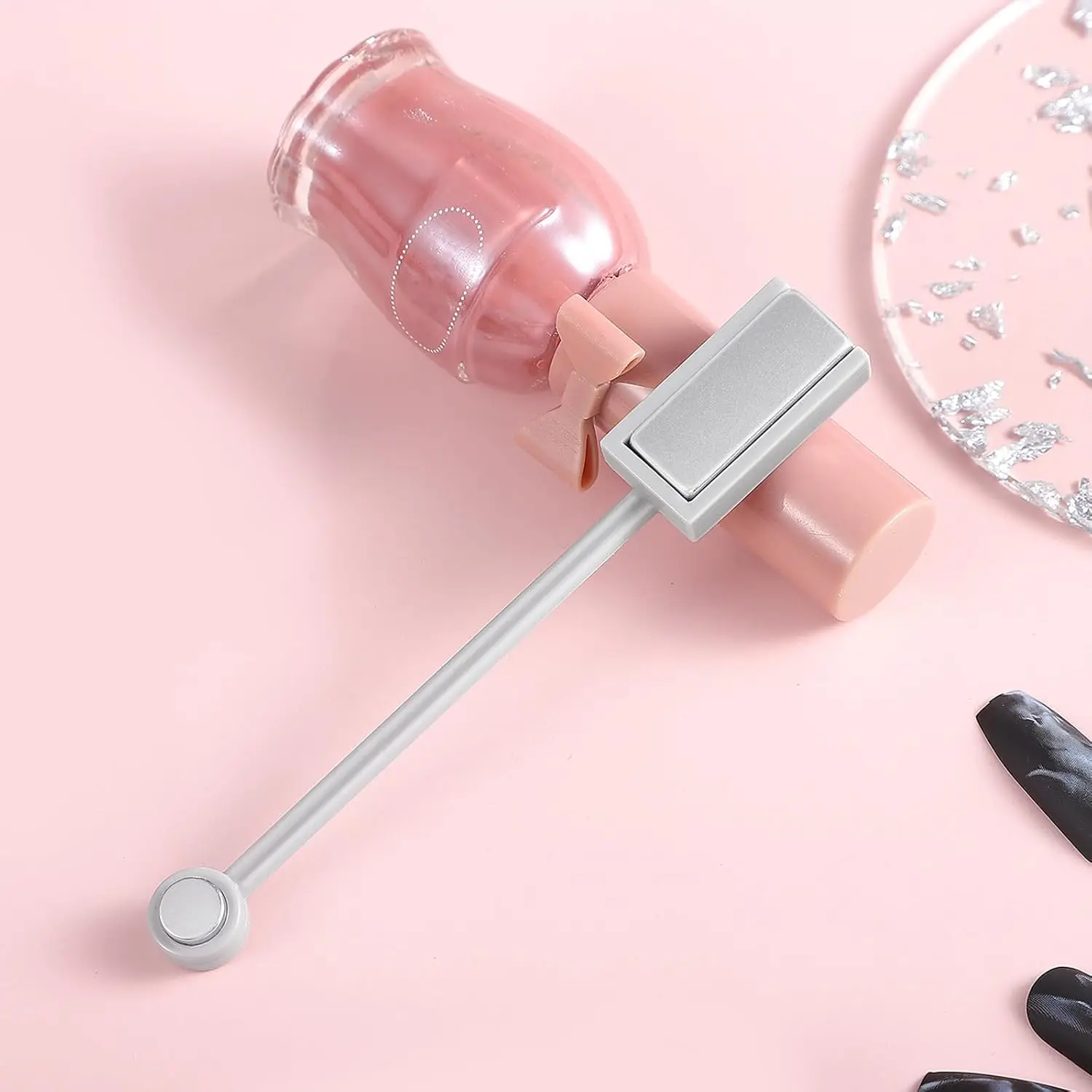 LINMANDA Double-Ended Magic Magnetic Stick Cat Eye Nail Magnet Suitable for Cat Eye Gel Nail Polish Nail Art Nail Tool