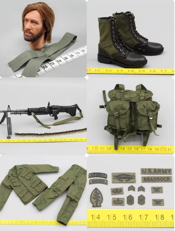 

V80184 DID 1/6 Scale Soldier Accerssory Model 12'' US Machine Gunner