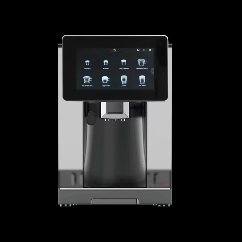 Commercial Touch Screen Electric Multifunctional Automatic Espresso Coffee Maker Profesional Coffee Machine With Milk Frother