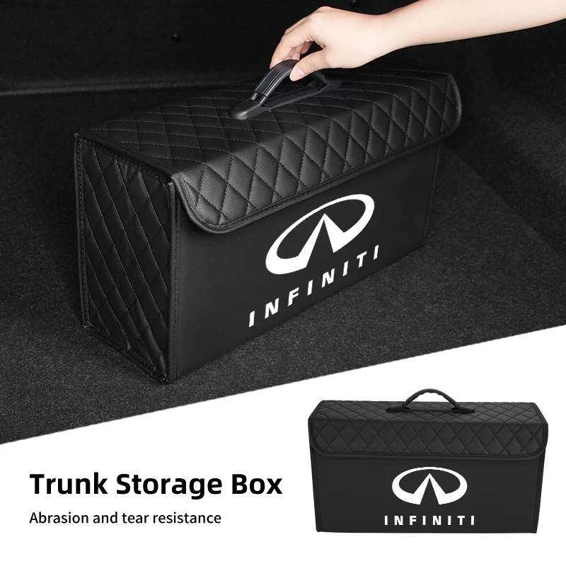 

Car Trunk Organizer Box Tools Case Folding Storage Bag For Infiniti Q50 FX35 Q30 G37 Q70 QX70 G35 Q60 QX50 QX60 QX80 QX30 JX35