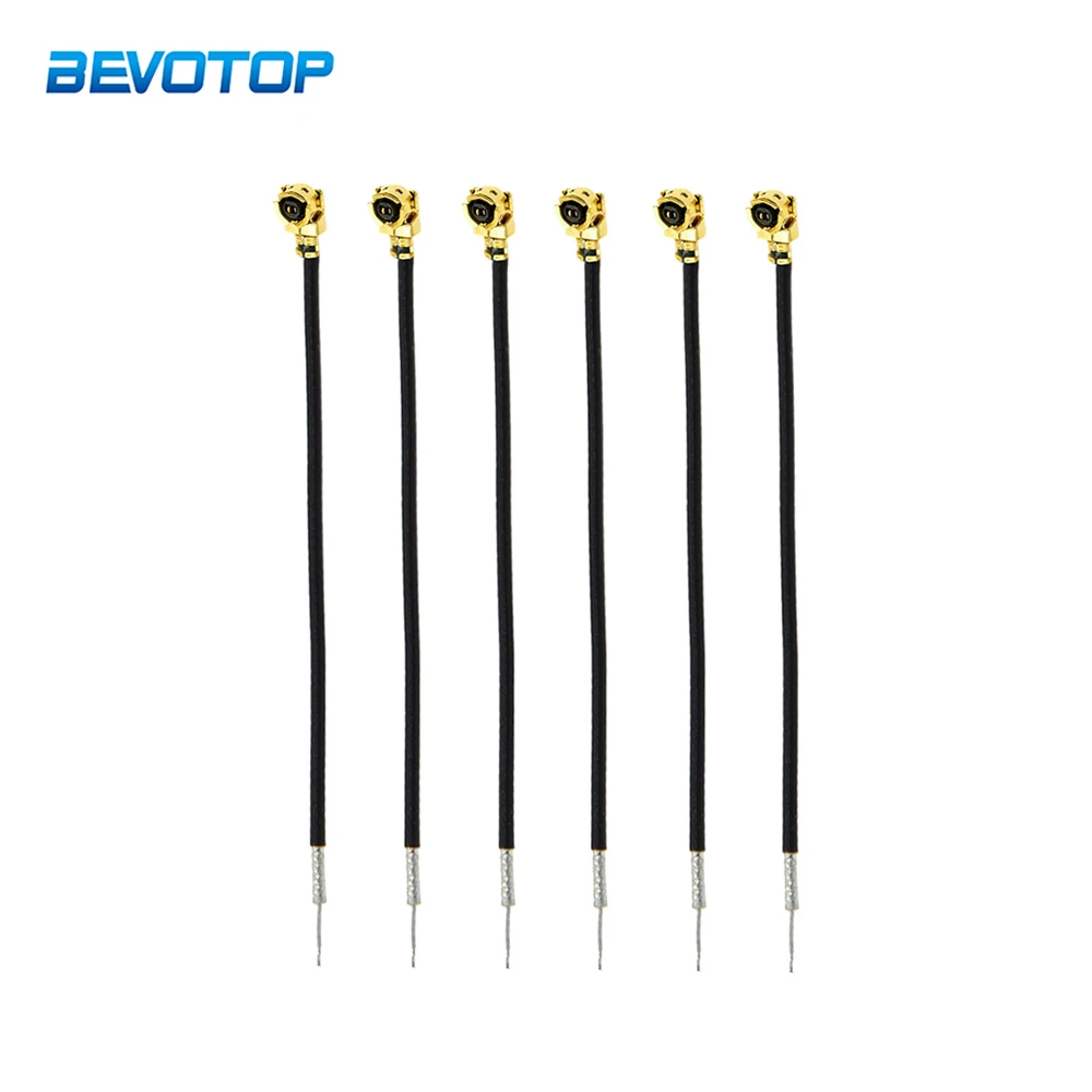 5Pcs/Lot Single End U.fl IPX-1 Male/Female to PCB Solder Open End Antenna Pigtail Jumper RF1.13 RF Coaxial Extension Cable