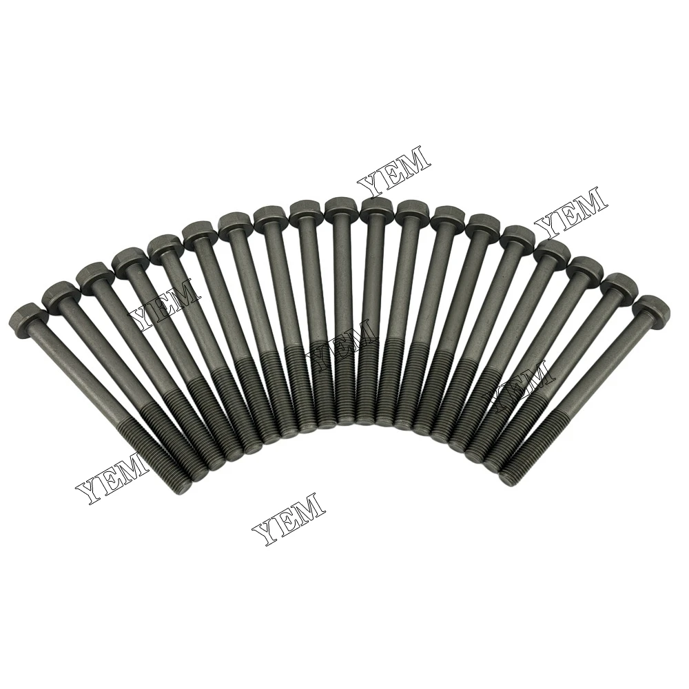 1 Set Cylinder Head Bolt (19pcs) For Isuzu C240 Diesel Engine  C240 Cylinder Head Bolt.