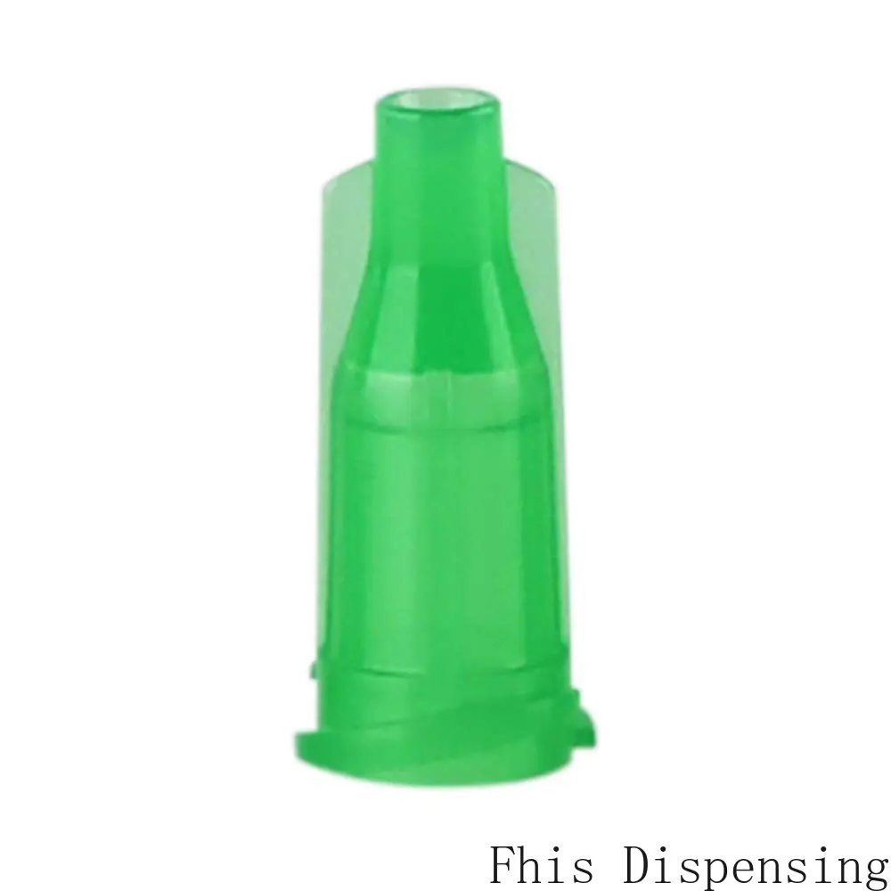 Wholesale Glue Dispensing Syringe Tip Light Green Cap Luer Lock Pack of 30000