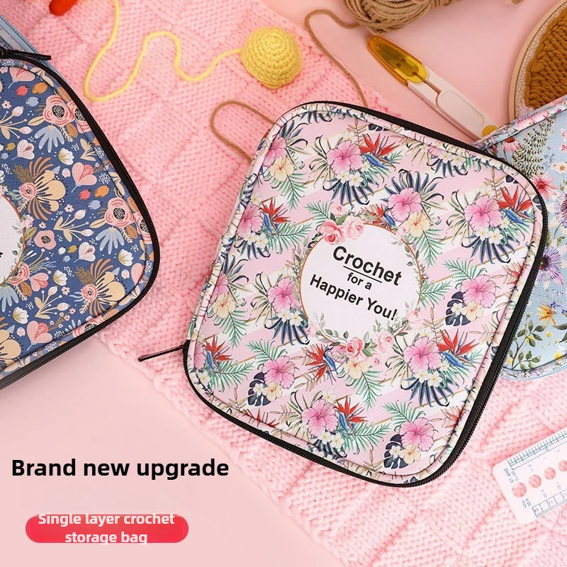 

Водонепроницаемый органайзер для шитья с цветочным принтом | öv홀더 Держатель пряжи | 3 цвета | Хранение аксессуаров для вязания и швейных коробок