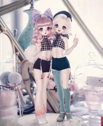 Resin figures 1/4 doll Neeko human version BJD free eyes toys hot sale fashion dolls free extra hands in stock
