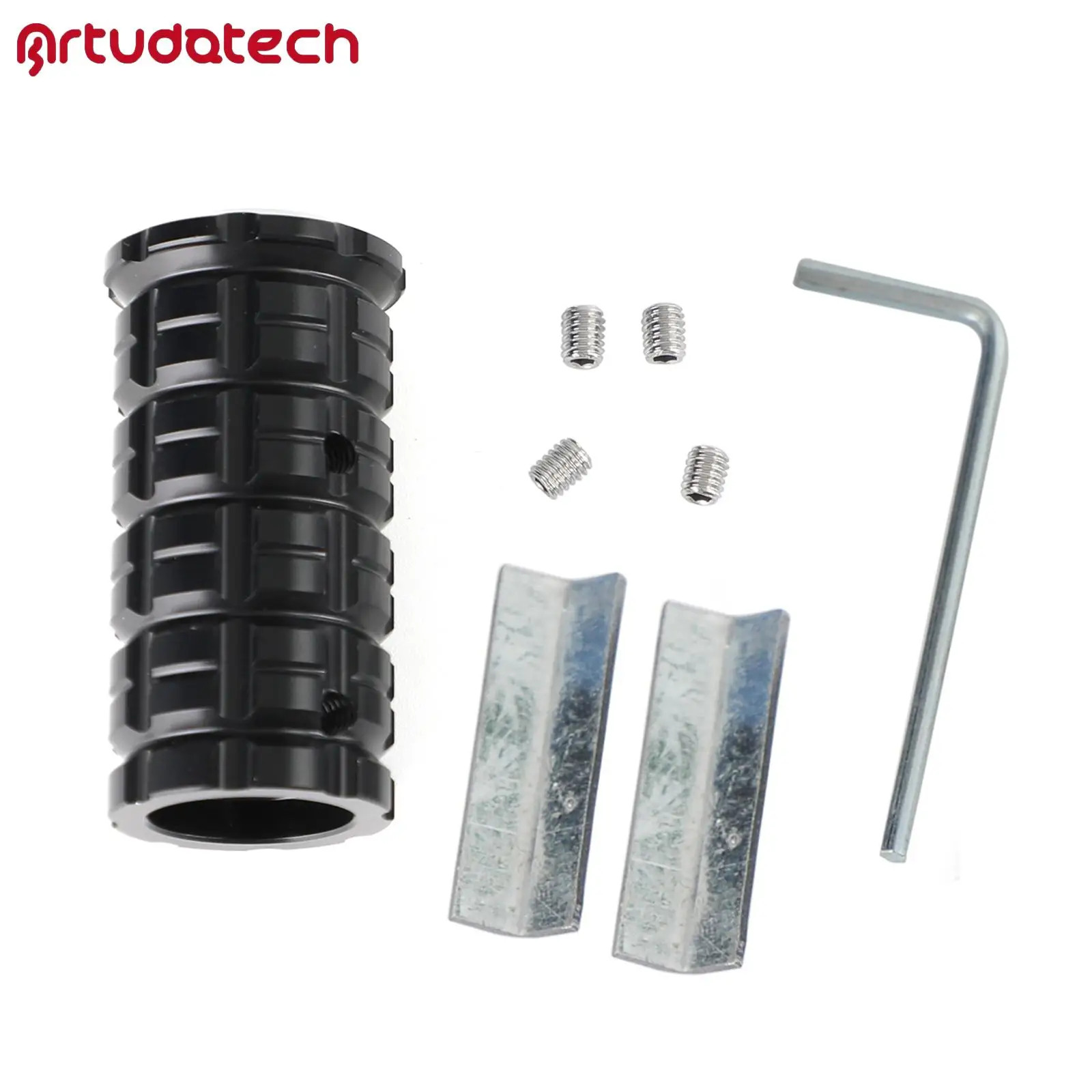 

Artudatech Aluminium Brake Pedal Extension Peg Extender Universal Black for Most Motorcycle