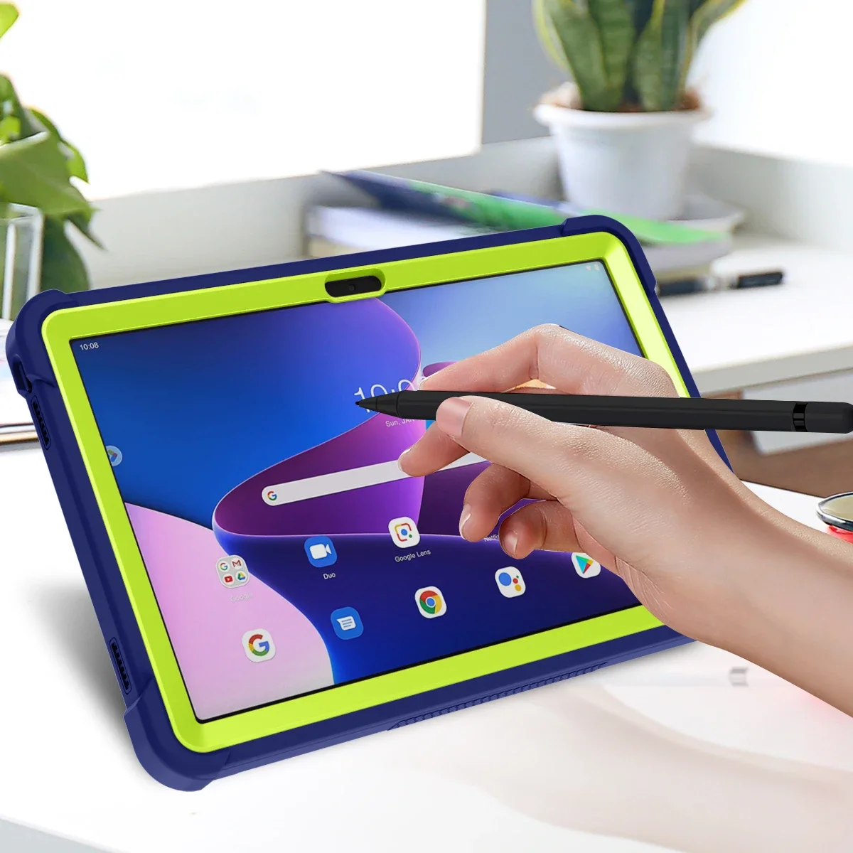 Heavy Armor Stand Tablet Case for Lenovo Tab M11 M10 3rd Gen TB328FU TB328XU 2022 TB125FU 128FU FHD TB-X606F HD TB-X306F Cover