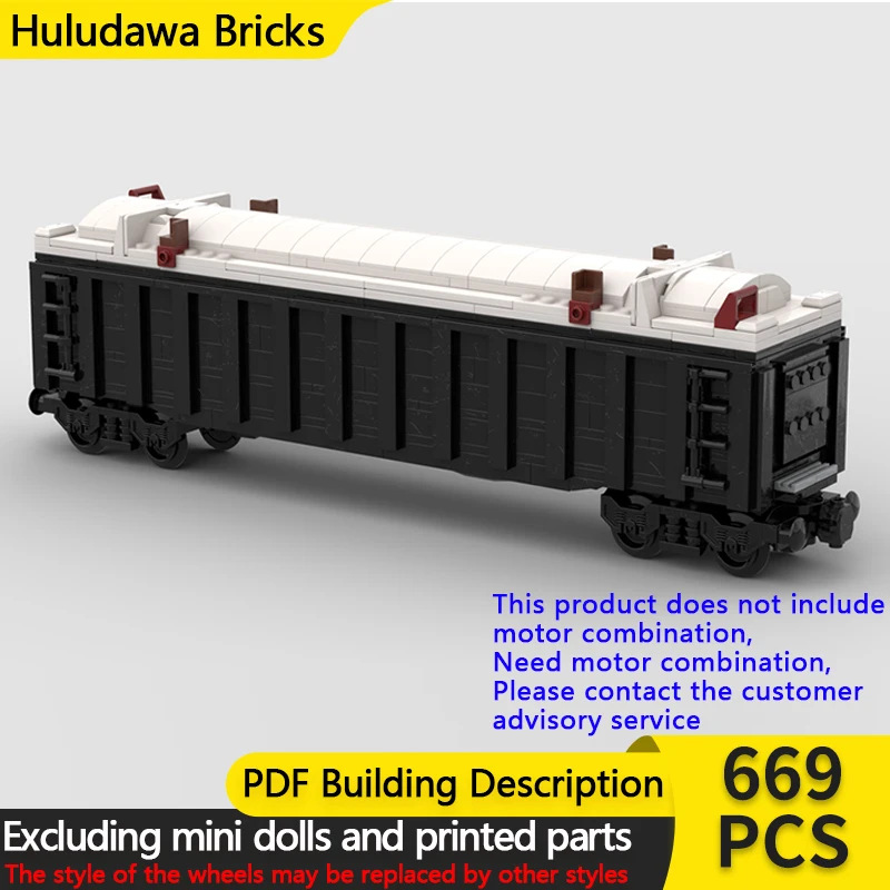 

Модель городской автомобиль MOC, строительные кирпичи, железная дорога, гондола, автомобиль, модульная технология, детские праздничные подарки, сборка игрушек, костюм