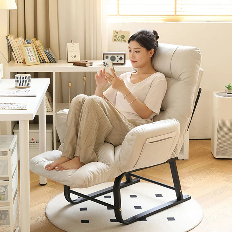 

Lazy Recliner Office Chair Footrest Backrest Comfortable Computer Office Chair Reading Playseat Silla Oficina Home Furniture