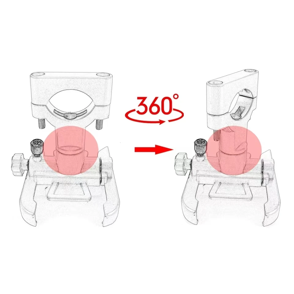 For Bajaj Pulsar 125 150 180 Rs200 Ns 200 160 Motorcycle Accessories Mirror Handlebar Mobile Phone Holder GPS Stand Bracket