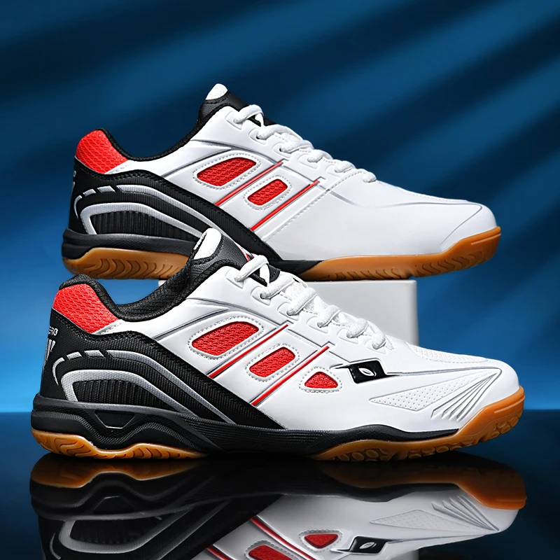 Men New Table Tennis Shoes Breathable Outdoor Original Badminton Shoes High Quality Big Size Wear Resistant Volleyball Shoes