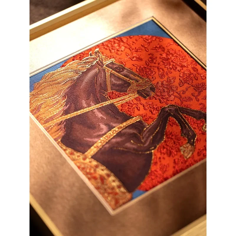 Institute Cema paintings, intangible cultural heritage craft decorative paintings business souvenir box