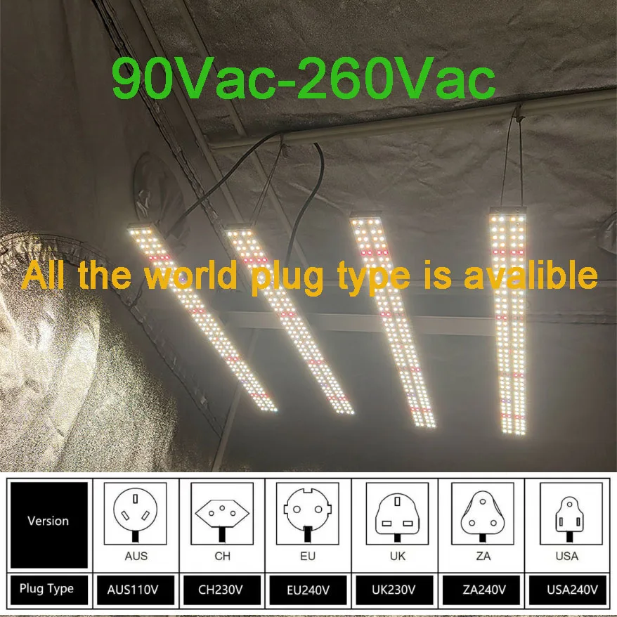 240W Spider LED grow light 90-260Vac