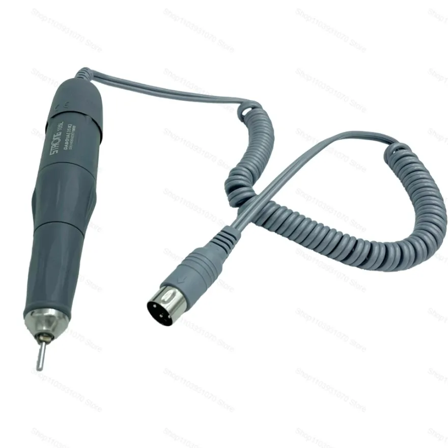 

Дрель для ногтей, ручка 40K, 105 л, серая для STRONG 210 207b 90 204, электрическая маникюрная машина, микромотор, полировальный наконечник, стоматологическая ручка