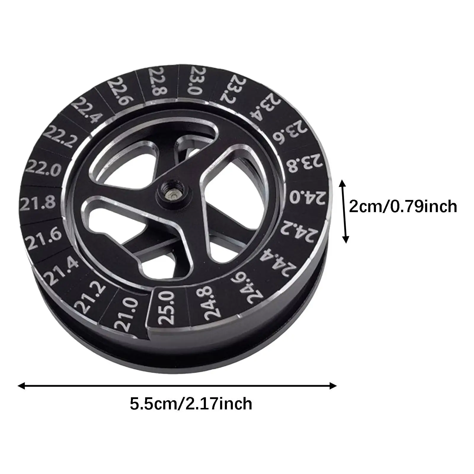 RC Car Circle Droop Gauge Aluminum 21.0-25.0mm Repair Tool Upgrades for 1/10 RC Model Car Parts Vehicle Replacement Hobby - view 6