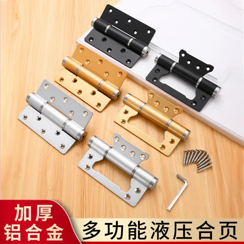 High Quality Door Butt Concealed Hinge Space Aluminum A Multifunctional Invisible Door Closer for Automatic and Seamless Closure