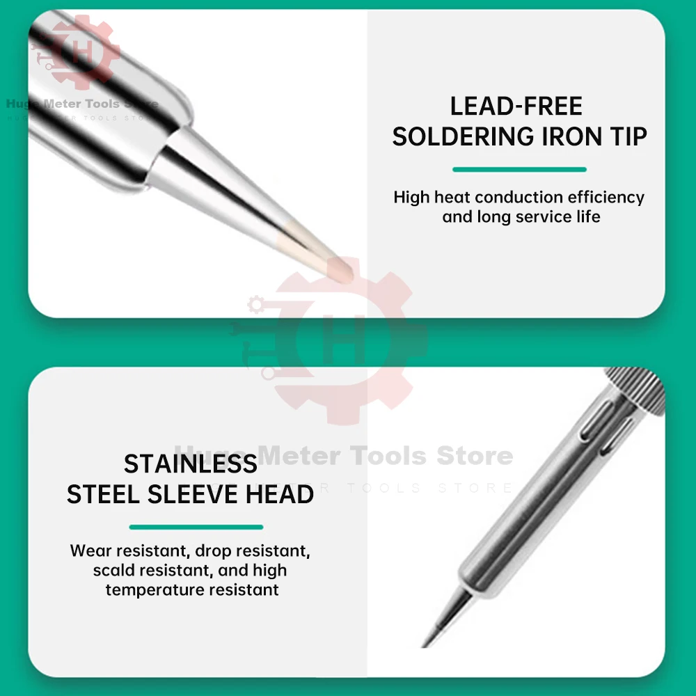 Adjustable Temperature Electric Soldering Iron 60W 220V 110V Solder Iron Professional Tin Welder Heat Pencil Tips Repair Tools