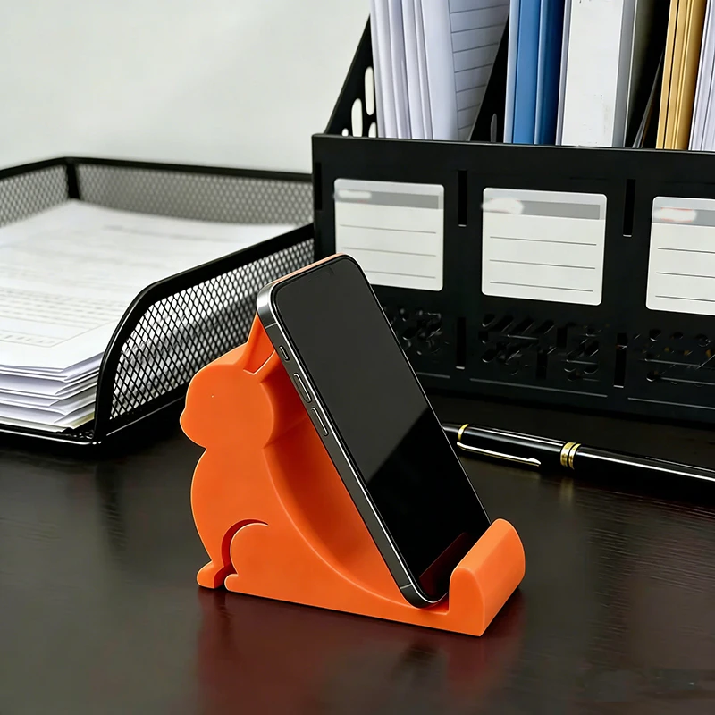 

Desktop Phone Stand in the Shape of a Rabbit, Animal-Shaped Lazy Phone Stand